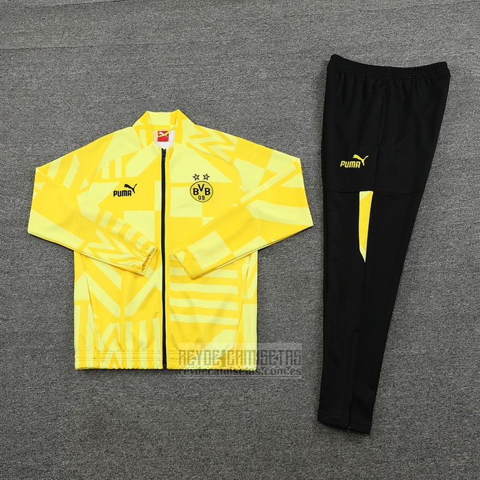 Chandal de Chaqueta del Borussia Dortmund 2022-2023 Amarillo